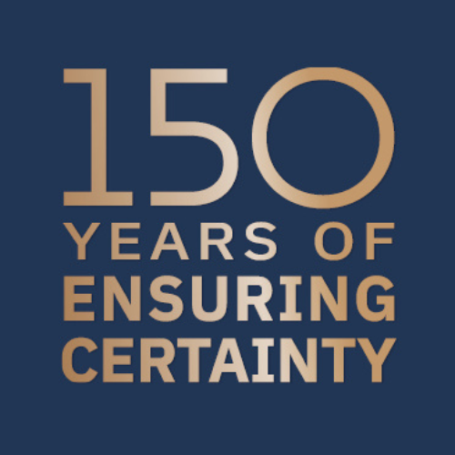 Struers 150 years anniversary logo Struers 150 years logo