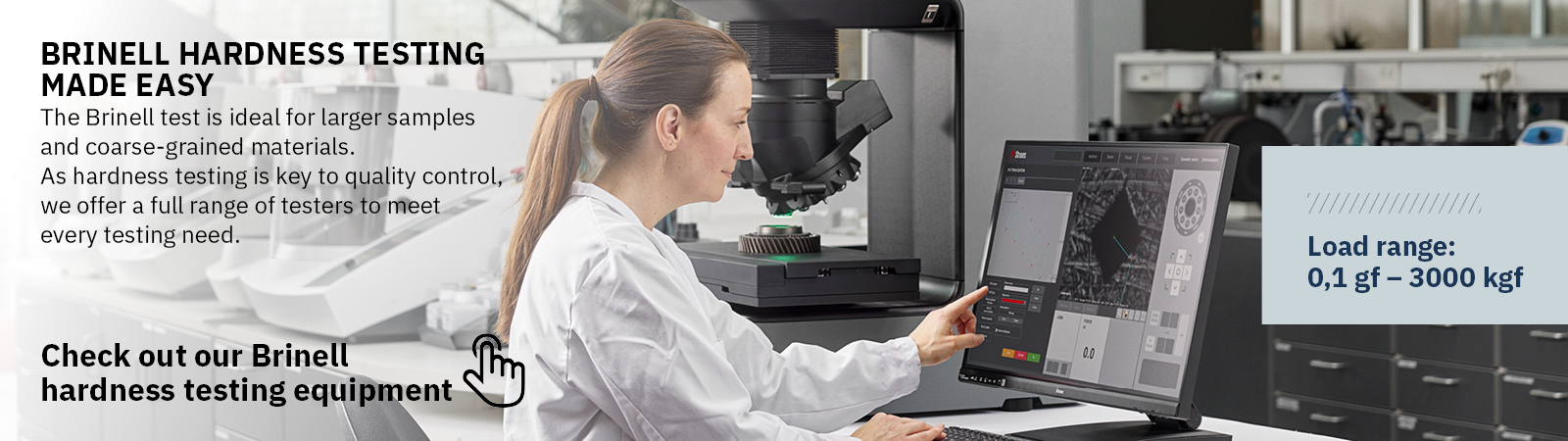 Brinell hardness testing made easy